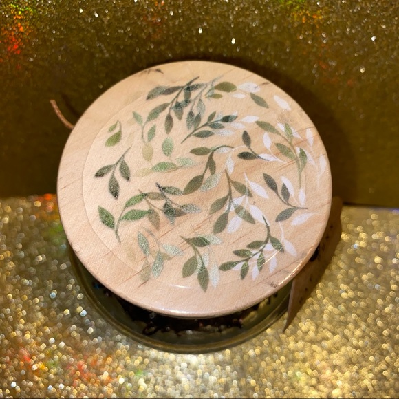 🚩SOLD🚩Rae Dunn CHOOSE HAPPY glass canister with Bobby pins - NEW - Picture 4 of 5